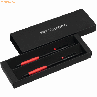 Schreibgeräteset Zoom Kugelschreiber/Druckbleistift 707 schwarz/rot