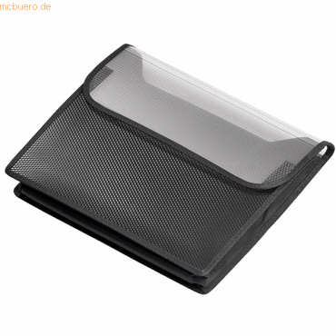 Veloflex Velobag Heftbox A4 Hoch - Schwarz, Mit Klettverschluss