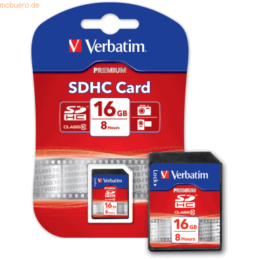 Speicherkarte SD HC 16GB Class 10