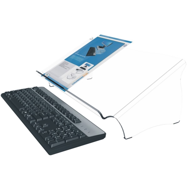 Dataflex Dokumentenhalter ErgoDoc FH 410 A3 quer Acryl transparent