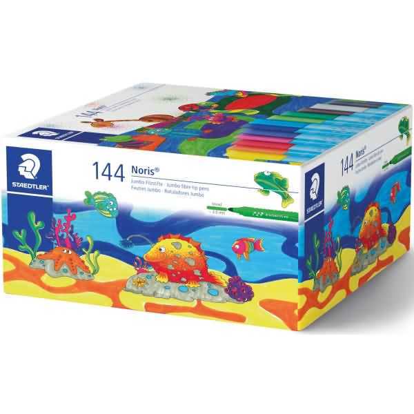 Staedtler Fasermaler Noris Club jumbo 3mm in ergonomischer Dreikantform