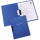 Bewerbungsmappe job excellent mit clip-fix Karton für 30 Blatt dunkelblau - Bild1