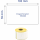 Rollen-Etiketten 59x102mm 1 Rolle/300 Etiketten weiß - Bild1