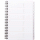 Notizbuch A5 80 Blatt Wire-O-Bindung 90g 80 Blatt mit Vordruck schwarz - Bild3