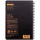 Notizbuch A5 80 Blatt Wire-O-Bindung 90g 80 Blatt mit Vordruck schwarz - Bild5