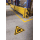 Sicherheitskennzeichen 'Warnung vor Flurförderzeugen' für Bodenmarkierung Durchmesser 430mm gelb - Bild1