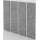 Akustik-Wandpanel 100x25 cm grau-meliert VE=4 Stück - Bild1