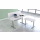 Sitz-/Stehtisch Move 1 elektr. höhenverstellbar BxTxH 120x80cm -123cm weiß/silber - Bild1