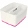 Aufbewahrungsbox MyBox Groß A4 mit Deckel ABS weiß/pink - Bild1