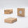 Holz-Magnet quadratisch Pinienholz Neodym 33x33x9mm VE=4 Stück - Bild1