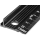 Schneidelineal 10683 30cm Aluminium eloxiert schwarz - Bild1