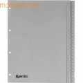 Hetzel PP-Register A4 1-52 grau