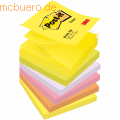 Post-it Z-Notes 76x76mm 6 Blcke neon