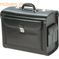 Pilotenkoffer PROFI echt Leder schwarz