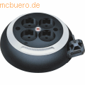 Design-Kabelbox 4-fach 3m Kabel schwarz