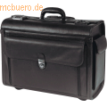 Chivago Leder-Pilotenkoffer Jupiter sw.