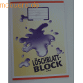 Lschblattblock 10 Blatt mit Deckblatt