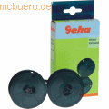 Geha Farbband Gr. 1 Nylon schwarz