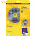Zweckform Etiketten 117mm silb. CD 20 Bl