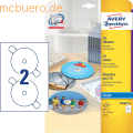 Zweckform Etiketten 117mm CD wei 25 Bl.