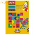 Tonzeichenpapierblock A3 130g sort. 20Bl