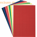 Bastelwellpappe Mappe 300g sort. 10 Bl.