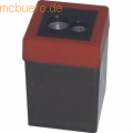 5* Dosen-Doppelspitzer sw/rot
