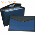 Snopake Dokumentenmappe blau/schwarz