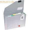Snopake Fchermappe aus PP mit 6 Fchern