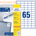 Zweckform Etiketten 38x21,2mm VE1625