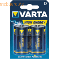 Varta Alkaline Batterien Mono VE=2