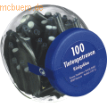Tintenpatrone im Glas blau VE100