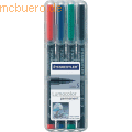 Lumocolor Folienschreiber 4er Etui