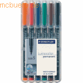 Lumocolor Folienschreiber 6er Etui