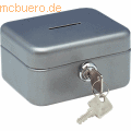 Helix Mini-Geldkassette m. Schlo silber