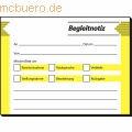 Sigel Begleitnotiz Haftblock  HF142