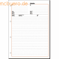 Sigel Telefax-Nachricht liniert FX415
