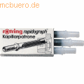 Rotring Kapillarpatrone schwarz VE=3