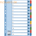 Esselte Mylar-Register A4 1-12 wei
