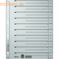 Leitz Trennbltter grau VE=100