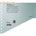 Leitz Trennbltter A4 Staffel grau 1651