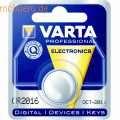 Varta Knopfzelle CR2016 Electr. 3V 06016