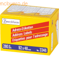 Zweckform Adress-Etiketten 3346 VE=280
