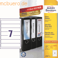 Zweckf.Ordner-Etiketten 4760 wei VE=175
