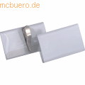 Durable Namensschild m. Krokoklemme 25St