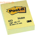 3M Post-it Notes 38x51mm gelb