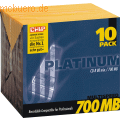Platinum CD-R im Case 700MB/80min. VE=10