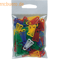 Laurel Plastiklips 25mm 100 Stck