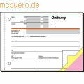 Sigel Quittung A6quer 3fach selbstdurchs
