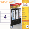 Zweckf.Ordner-Etiketten 6061 wei VE=100